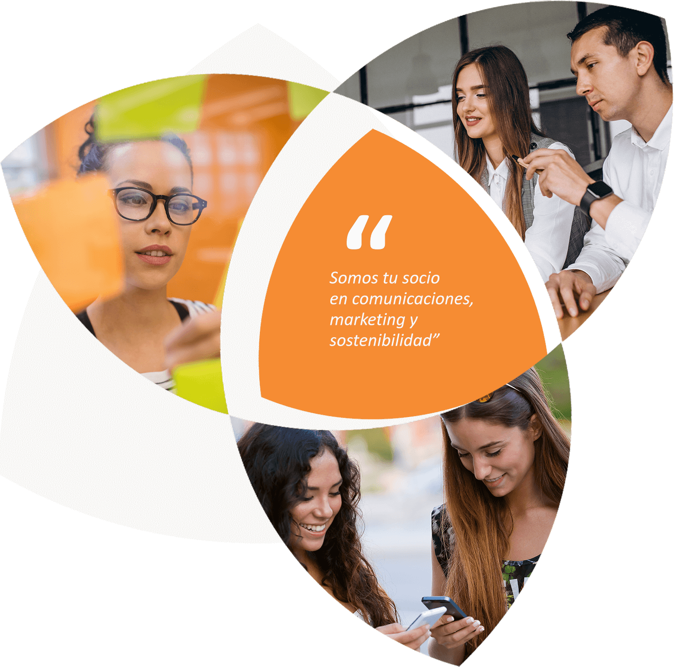 Somos tu socio en comunicaciones, marketing y sostenibilidad