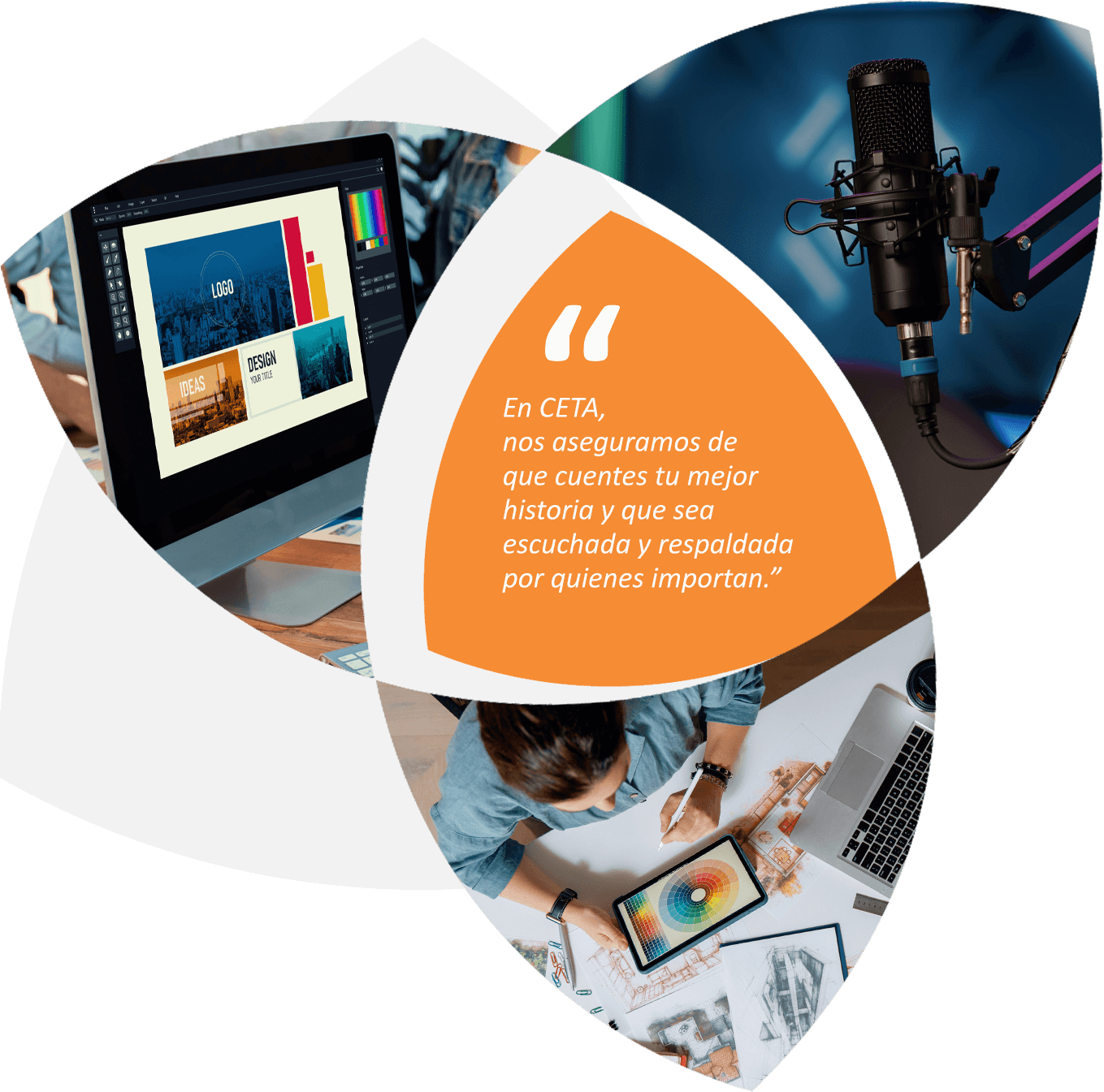 Creación de contenidos, gestión de medios y relaciones públicas